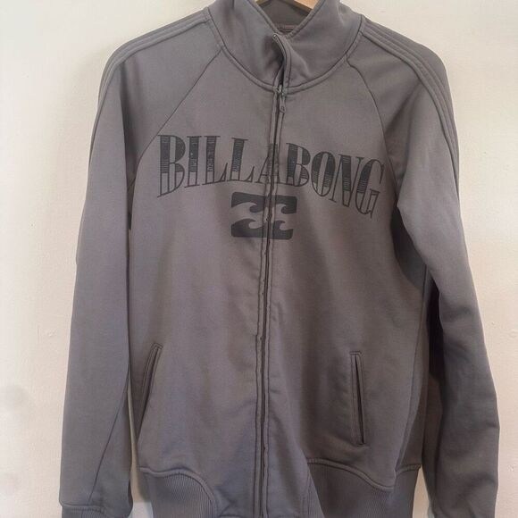 Billabong Lightweight Jacket Grey Jacket Size Large Sporty - Picture 2 of 4